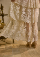 Romantic Lace Skirt for Elegant Evenings and Moonlit Nights
