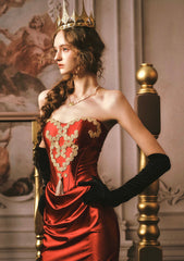 Romantic Heart-Shaped Corset Dress for Sculpted Evening Glamour