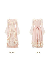 Seraphina Fairy Tale Dress with Layered Lace Skirt