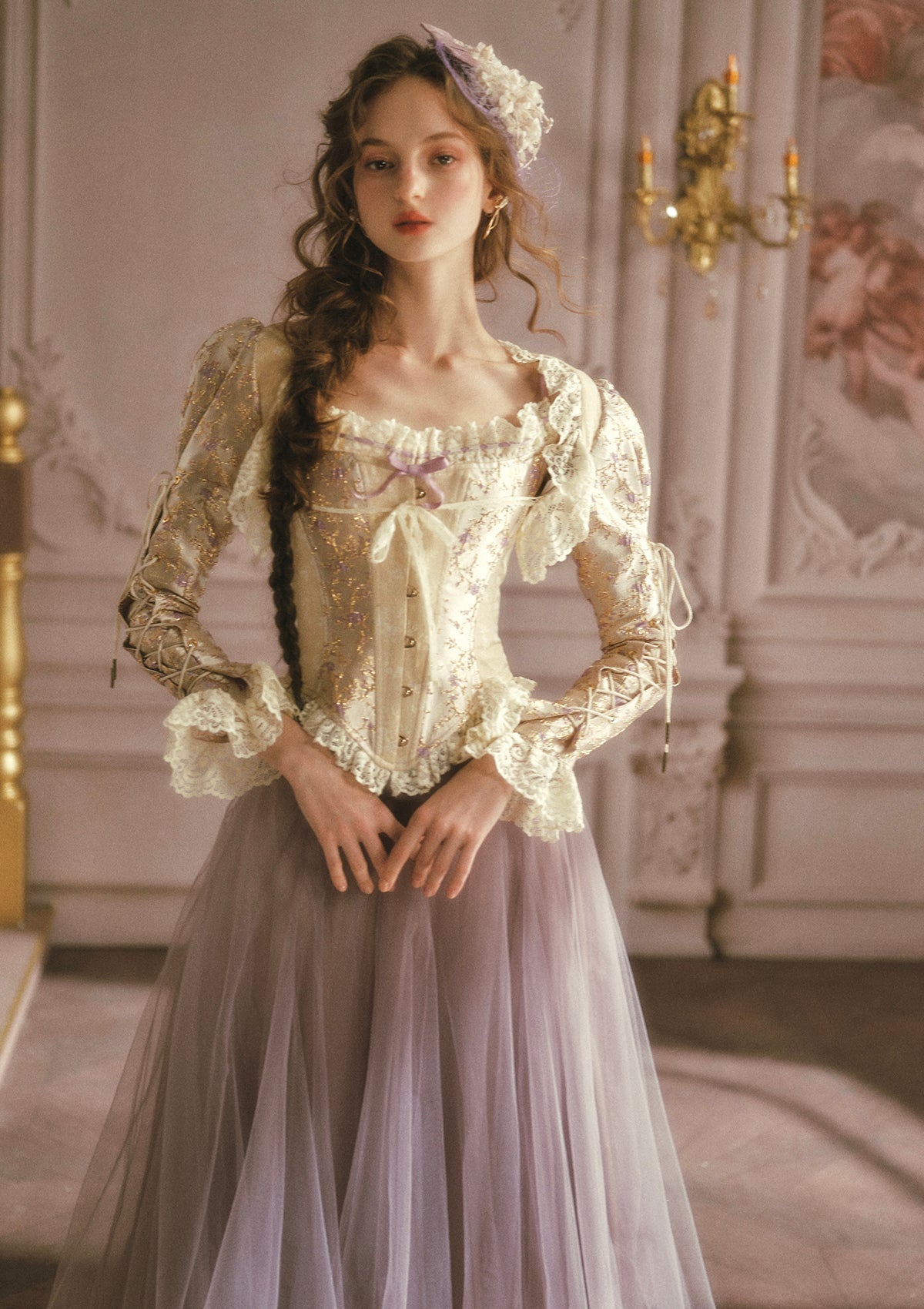 Starlit Castle Corset Top for Enchanted Evening Looks