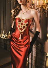 Romantic Heart-Shaped Corset Dress for Sculpted Evening Glamour