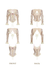 Starlit Castle Corset Top for Enchanted Evening Looks
