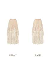 Romantic Lace Skirt for Elegant Evenings and Moonlit Nights
